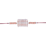 Designer Bhaiya Bhabhi Hanging Lumba Rakhi Combo Set