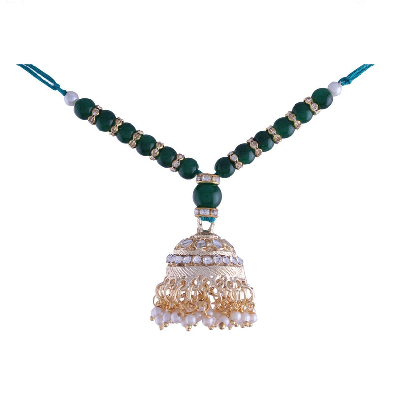  kundan , stones , pearls , lumba
