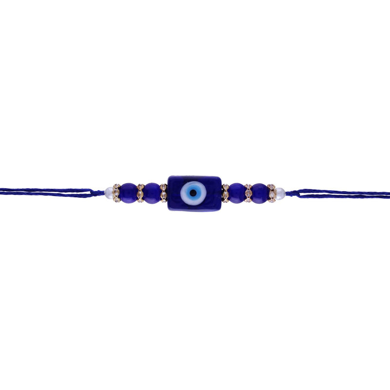 EVIL EYE RAKHI, STONES , PEARLS 