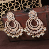 kundan , pearls earrings 