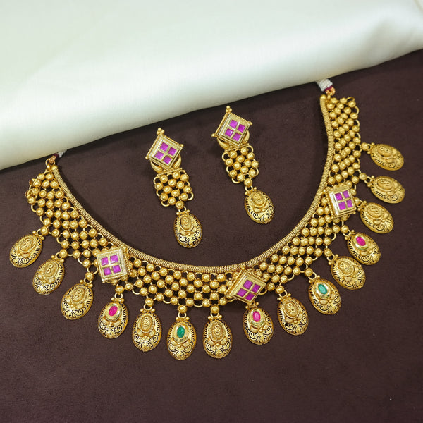 pearls , kundan , stones , traditional choker set,