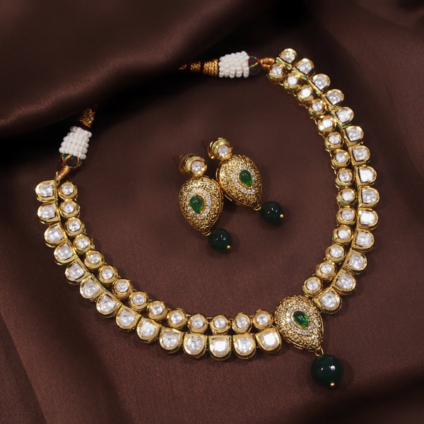 Meher Green Choker Set