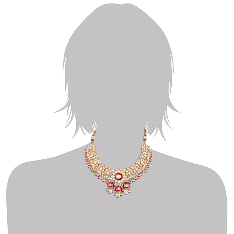 MAQAAM Maroon Choker