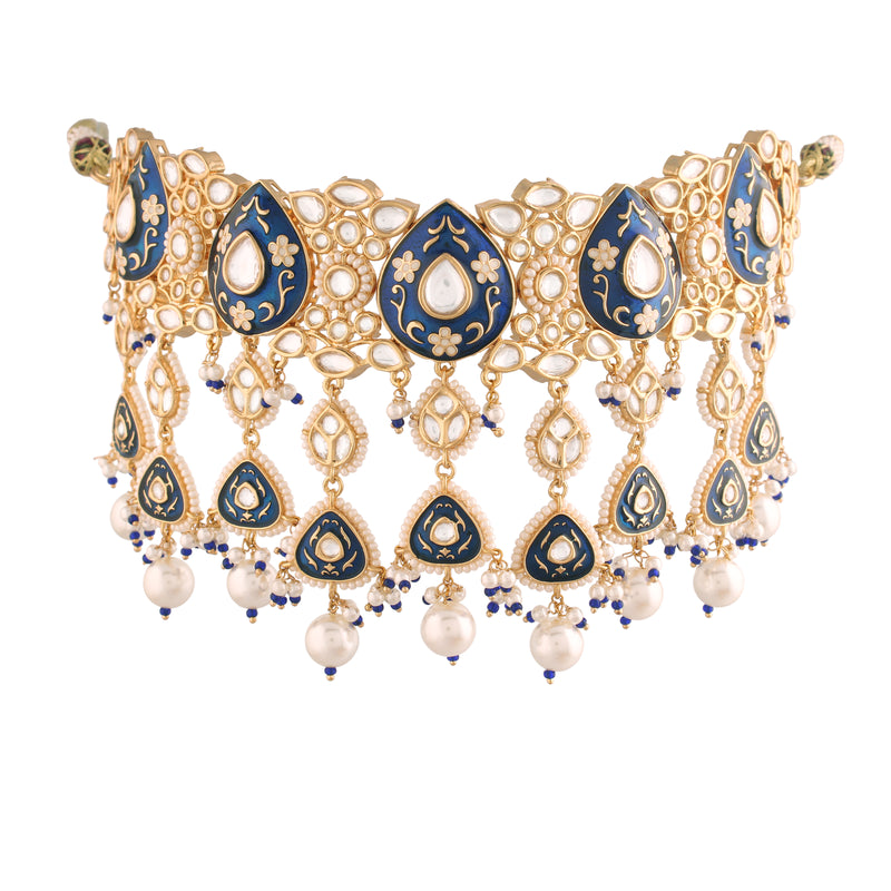 PALLAVI Blue Choker