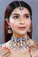 PALLAVI Blue Choker