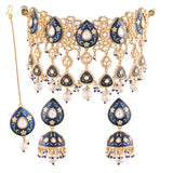 PALLAVI Blue Choker