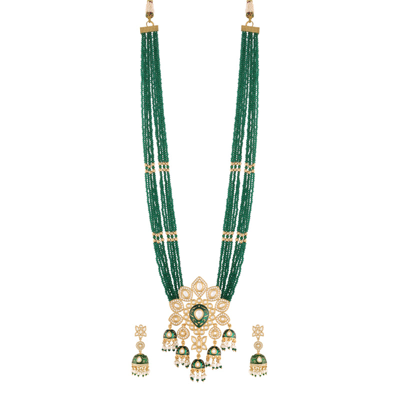 SHVAAS Green Jewellery Set