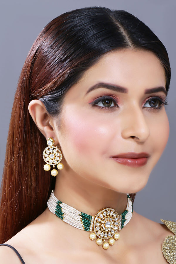 SHAFAQ Green Choker