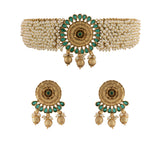 Dakshna Green Choker Set