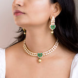 Dhwani Green Choker Set