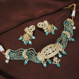 Samaira Turquoise Choker Set