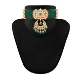 Inaya Green Choker Set