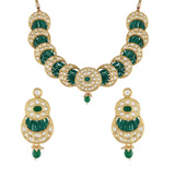 'ANAGHA ' Green Choker Set