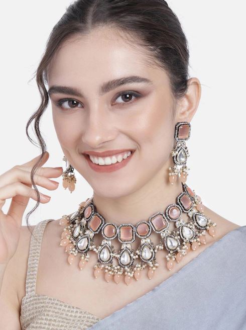 Zareen Polki Kundan NeckPiece
