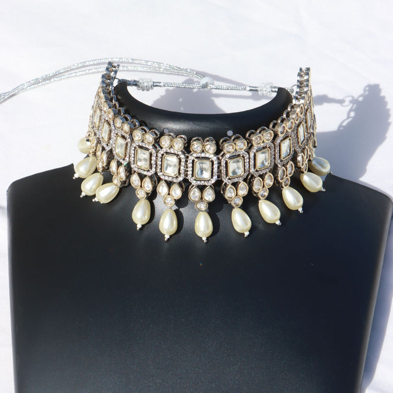 Advisha Polki Kundan Neckpiece