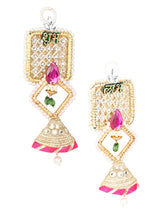 Auspicious Shubh Laabh Vibrant Latkan - Set Of 2