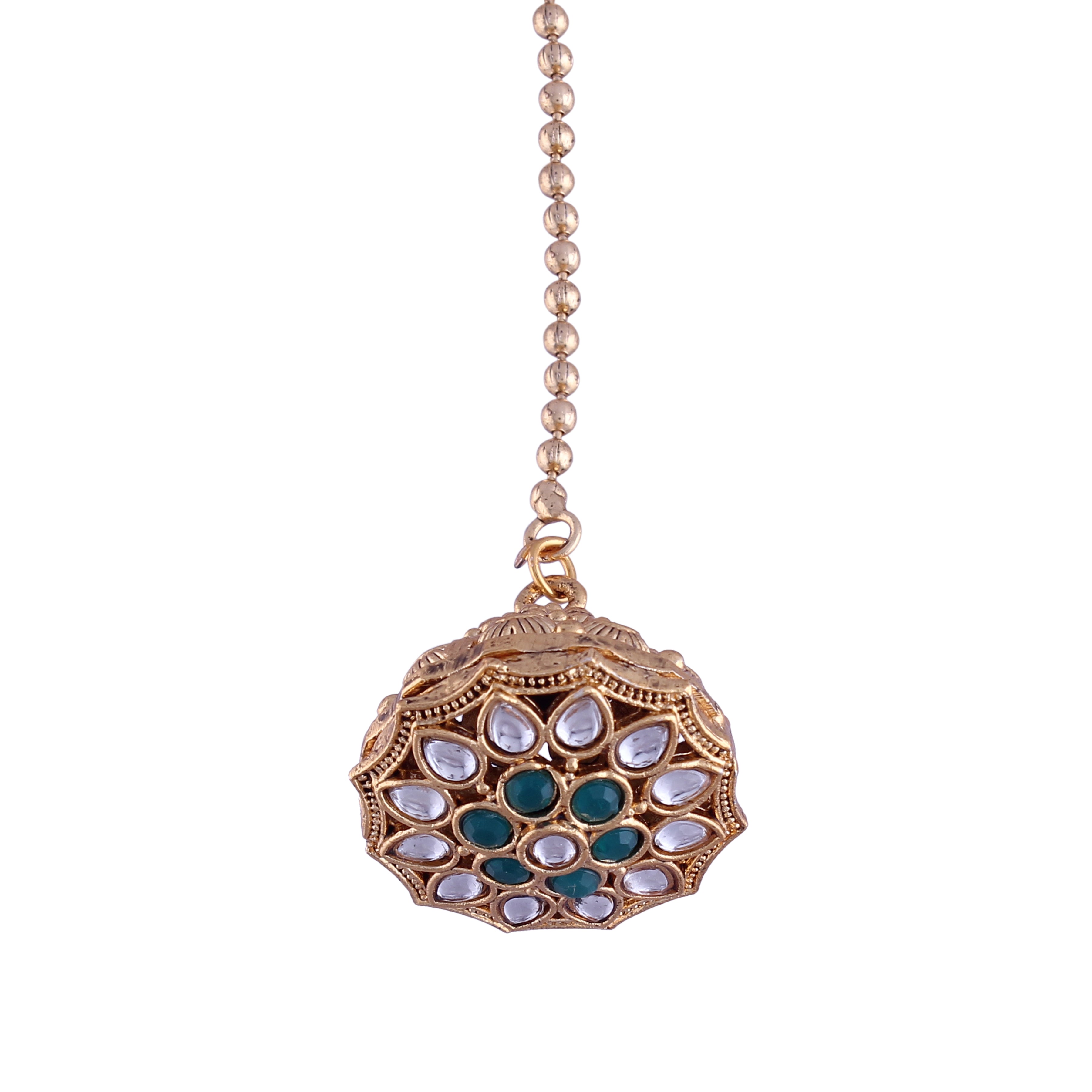 kundan , pearls borla