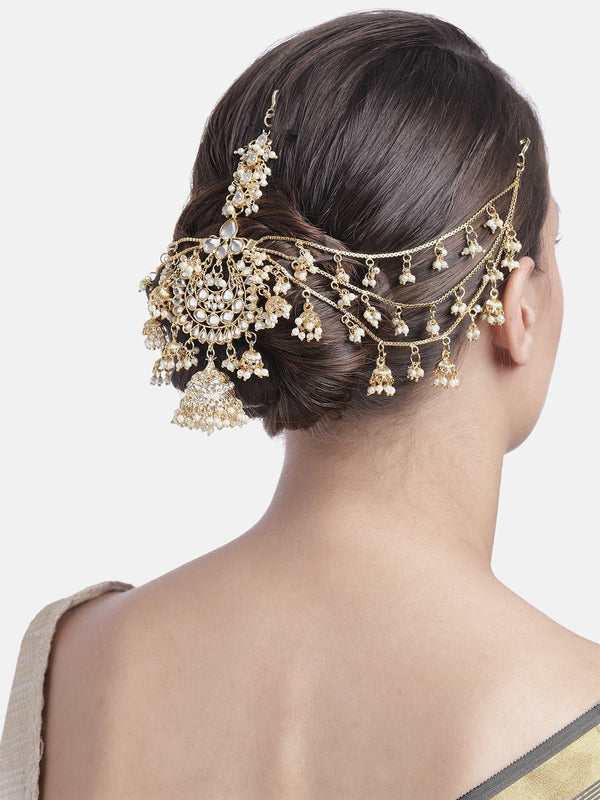 kundan , pearls , paranda 