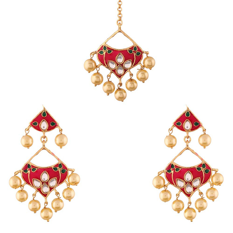 meenakari , kundan , pearls