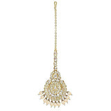 Shanvi White Maangtikka Earring Set
