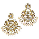 Shanvi White Maangtikka Earring Set
