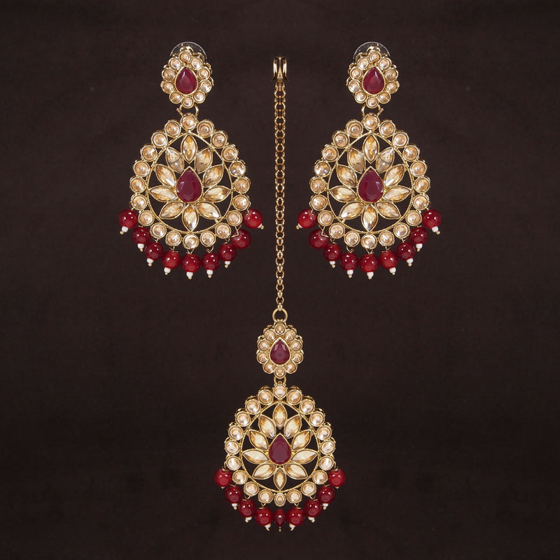 kundan , pearls , gold plated