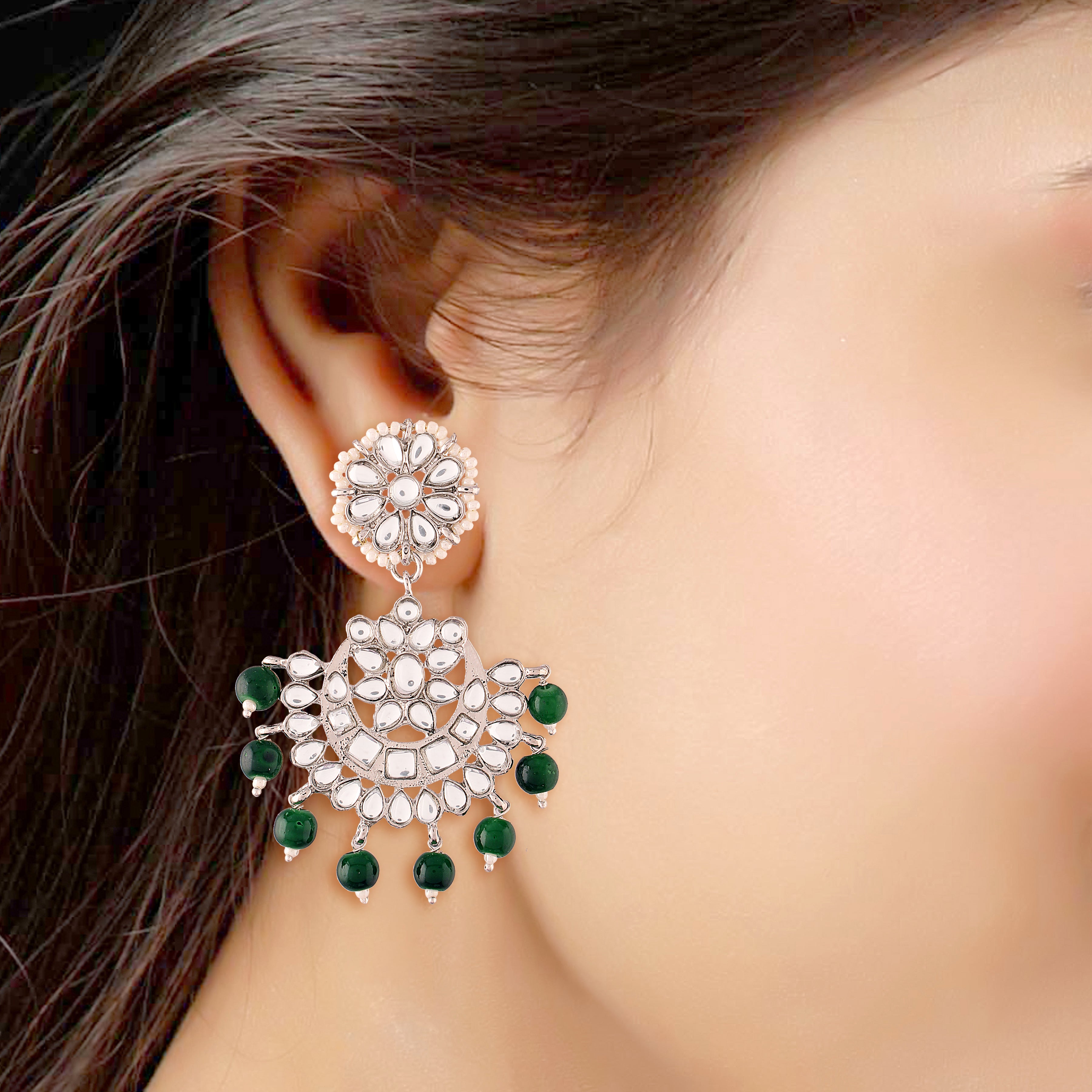 Shyama MaangTikka Earrings Set