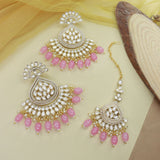 Kundan , Stones , Pearls ,mang tikka , earring 