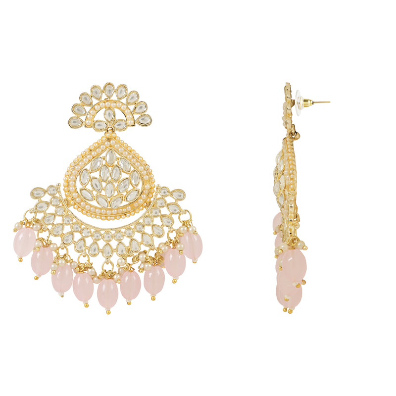 Yasmin Pink Tikka Earring