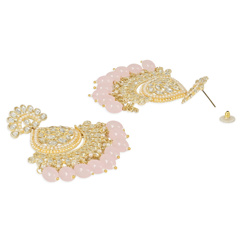 Yasmin Pink Tikka Earring