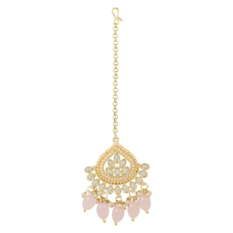 Yasmin Pink Tikka Earring