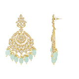 Shehnaz Turquoise Maangtikka Earring Set