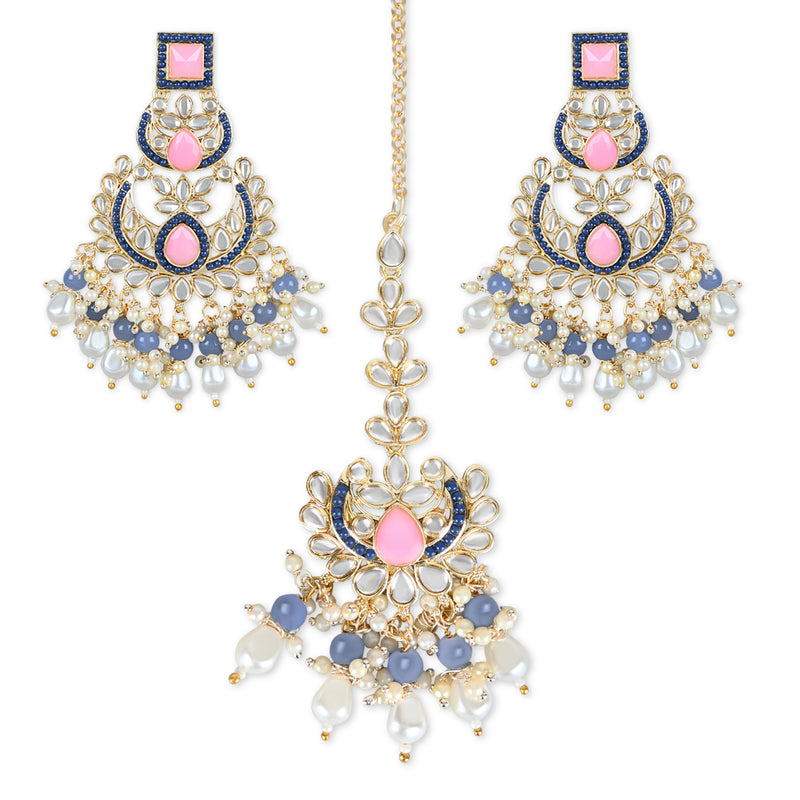 Nafisha Maangtikka Earring Set