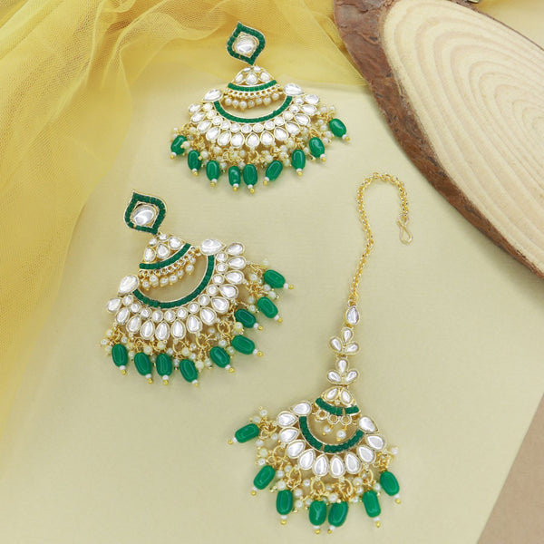 Anwesha  Maangtikka Earring Set