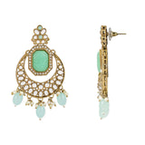 Ayra Turquoise Maangtikka Earring Set
