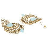 Aksha Turquoise Maangtikka Earring Set