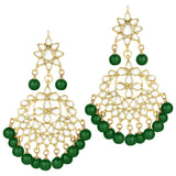 Suhasi Green Maangtikka Earring Set