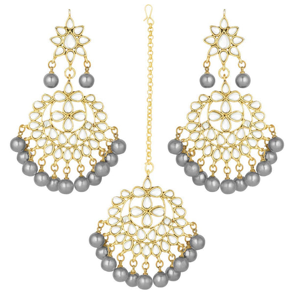 kundan , pearls 