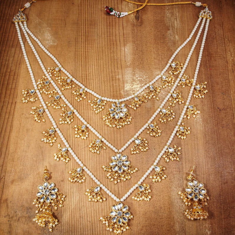 Nishat White Necklace Set