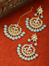 kundan , pearls