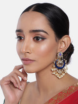 meenakari , kundan , pearls earring 