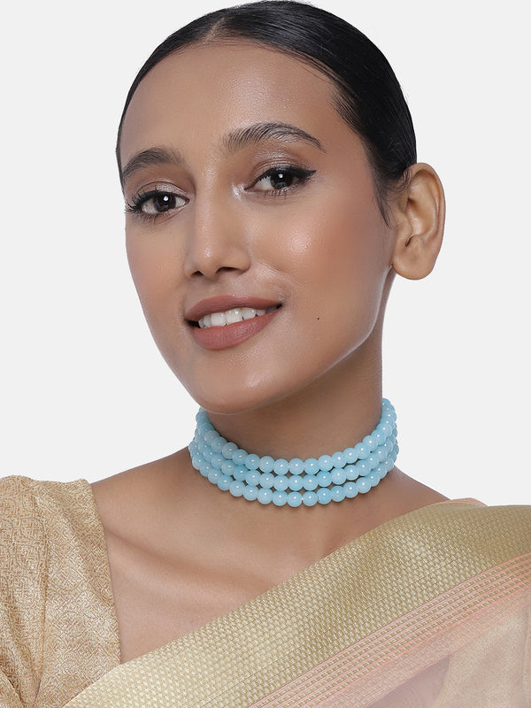 pearls choker set