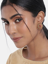 kundan studed earring 